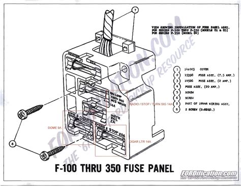 electrical fuse box 1968|ford truck fuse blow diagram.